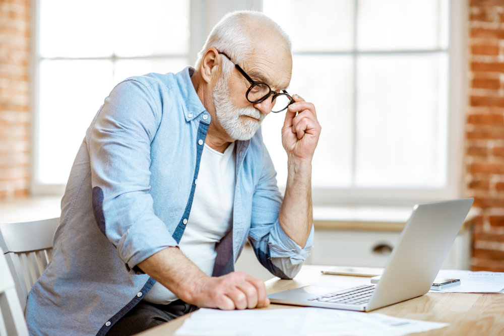 man booking a same-week Mohs surgery near Marietta