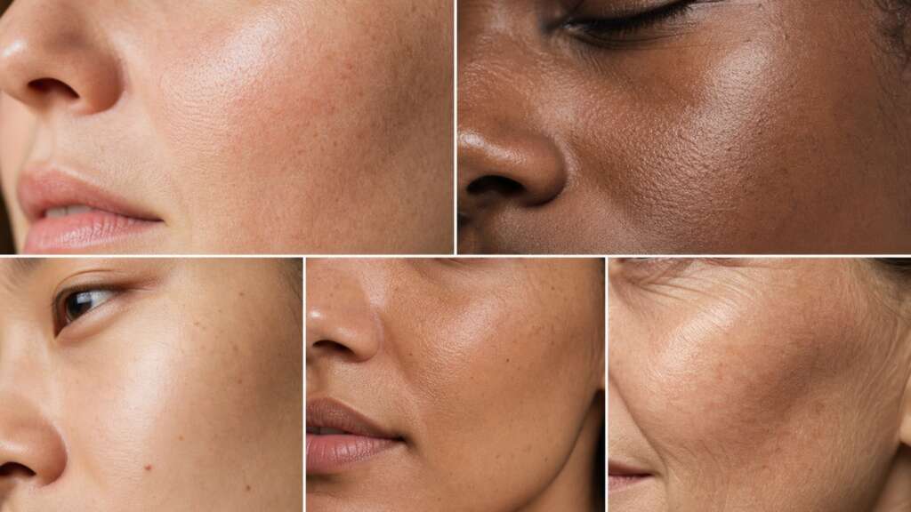 Fitzpatrick skin types